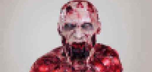 Zombie Blood | Torn Mouth | Horror 8K - Live Desktop Theme