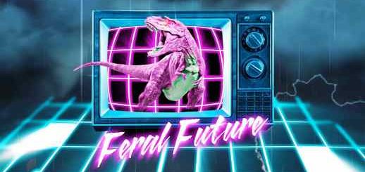 Feral Future Classic Retrowave T-REX 4K - Animated Theme