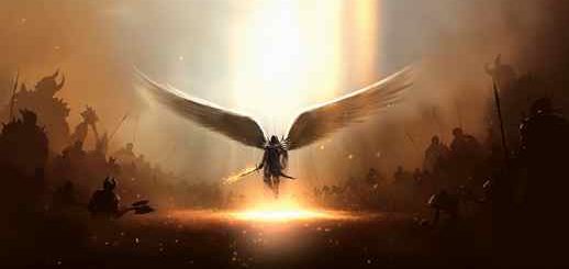 Archangel Dark Army Holy Battle 4K - Desktop Theme