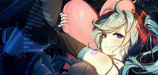 Hatsune Miku Vocaloid with Blue Eyes Hugging a Heart Stuffed 8K - Live Wallpaper