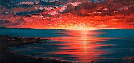 Seaside Sunset | Nature | Landscape | Starfall 4K - Live Theme