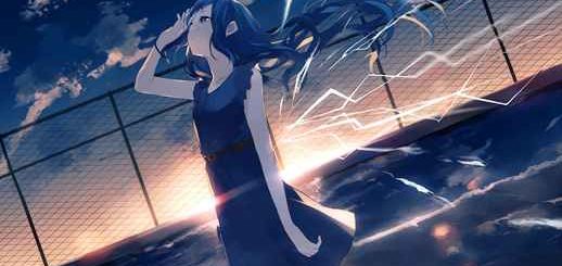 Anime Girl On The Rooftop | Water | Lighting 4K - Live Theme