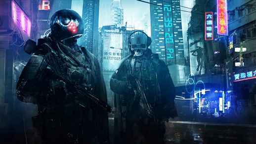 LiveWallpapers4Free.com | Cyberpunk Soldiers | Rain Fantasy 4K - Live Wallpaper