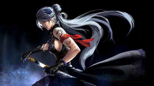 LiveWallpapers4Free.com | Fantasy Warrior Girl with Katana | Samurai Babe 4K - Animated Theme