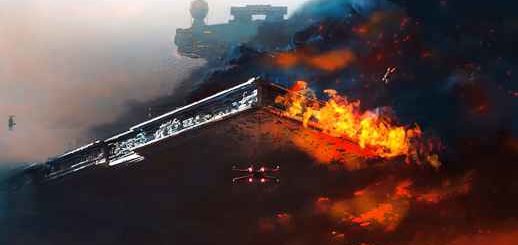 Star Destroyer | Cruiser | Flame | Star Wars 4K - Windows Theme