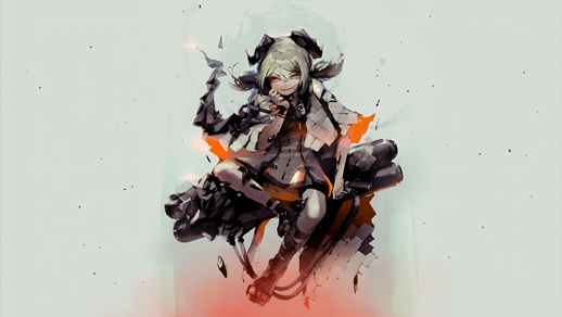 LiveWallpapers4Free.com | Ifrit | Cute Girl with Horns Arknights 8K - Desktop Theme