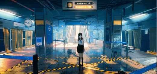 Subway Station Lycoris Recoil Anime Art 4K Quality