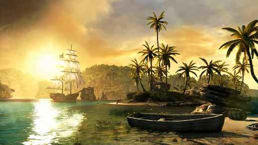 Pirate Bay | Ship | Boat | Palms 4K Quality