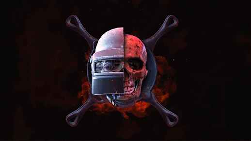 LiveWallpapers4Free.com | PUBG Skull With Helmet Horror | Abstract 4K Wallpaper