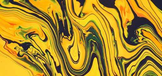 Abstract | Yellow Paint Spreads