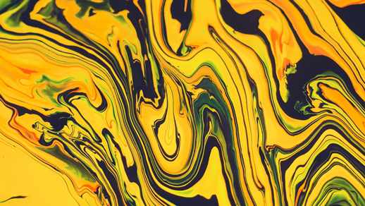 Abstract | Yellow Paint Spreads
