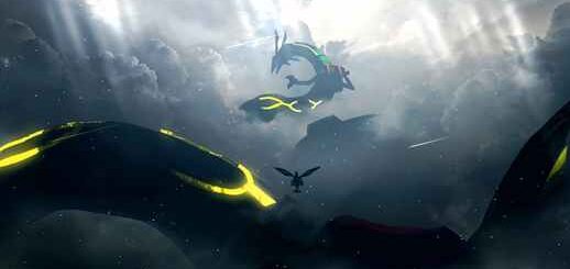 Rayquaza | Flying In The Sky | Pokemon