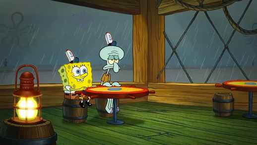 Rainy Day at The Krusty Krab SpongeBob TV Series