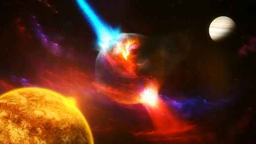 Cosmic Planet Explosion Space Live Wallpaper