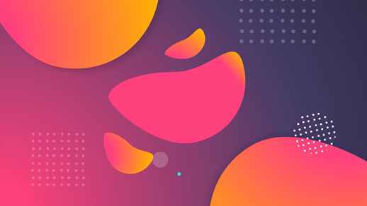 Colors and Shapes Abstract Animation