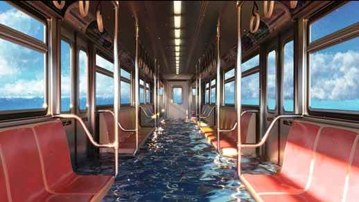 Sea Train Van Water Inside