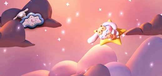 Flying Cinnamoroll Hello Kitty Sanrio