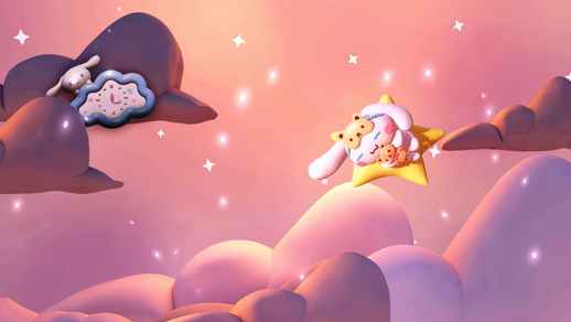 Flying Cinnamoroll Hello Kitty Sanrio