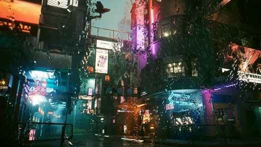 Cyberpunk 2077 | Gloomy | Rainy Day