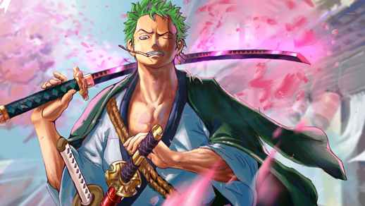 Zoro | Sakura | Three Sword Style