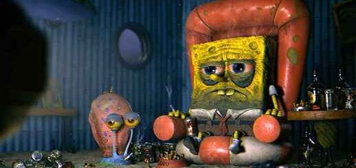 Depression | Spongebob and Gary The Snail Smoke