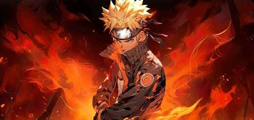 Manga Naruto a Hero In The Arms Of Fire