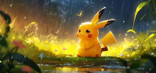 Pikachu in The Rain | Pokemon Anime