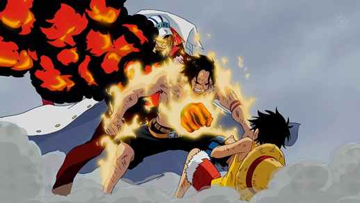 LiveWallpapers4Free.com | Fire Fist Ace | One Piece