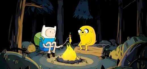 Jake and Finn Camping | Adventure Time