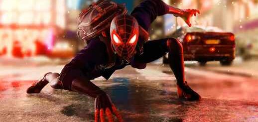 Spider Man Landed on the Asphalt Live Wallpaper