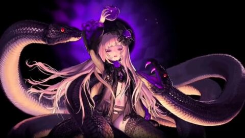 Cute Anime Babe and Snakes – Destiny Child Desktop