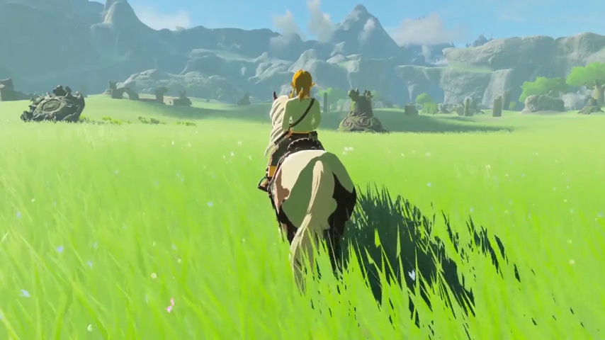 Link / Riding a Horse / Zelda / Breath Of The Wild / 4K - Live Desktop ...