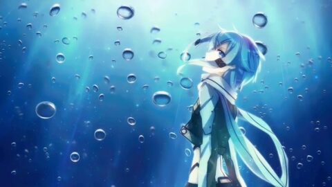 Asada Shino Under The Water Sword Art Online 4K – Desktop Theme