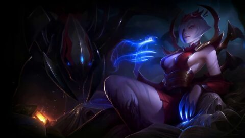 Blood Moon Elise with Claws League Of Legends 4K – Live Wallpaper