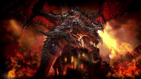 Dragon Spewing Flames World Of Warcraft – Live Wallpaper