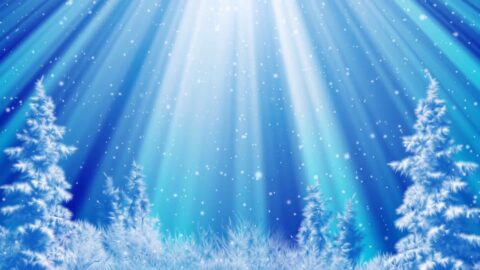 Winter Composition Blue Christmas 4K – Live Wallpaper