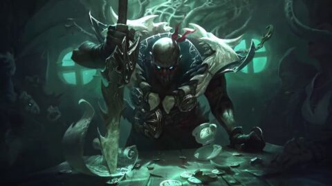 Bloodharbor Ripper Pyke League Of Legends Game Background