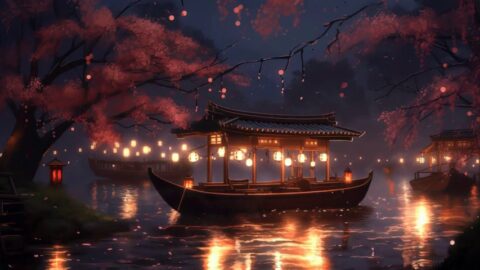 Lanterns Festival River Boat