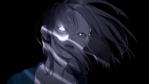 Anime Girl Moonlight Hairs 4K – Animated Wallpaper