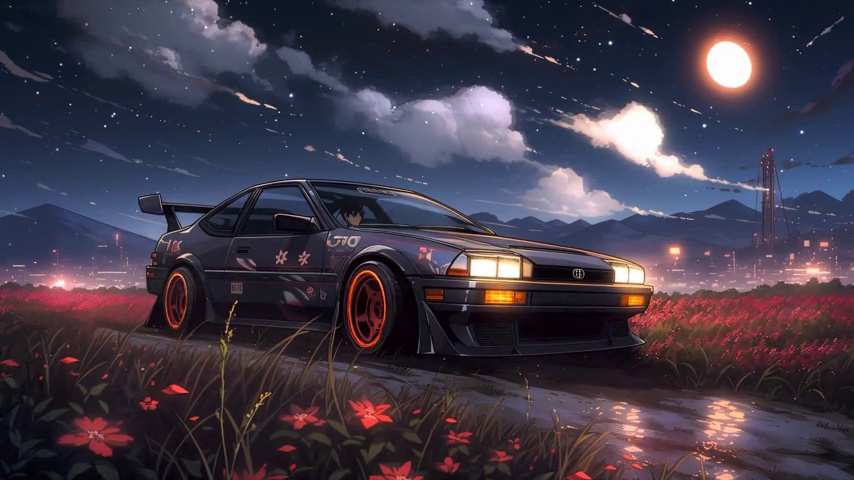 High Speed Car Drift - LiveWallpapers4Free.com