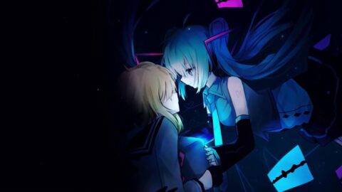 Gumi and Hatsune Miku in The Dark | Vocaloid 4K – Live Theme