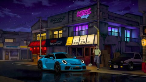 GTR3 Porsche | Sports Car | Night City