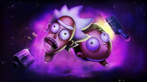 Heads in Space Funny Rick and Morty 4K – Animated Desktop