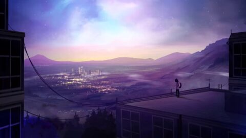 City View Evening Sunset 4K – Animated Desktop