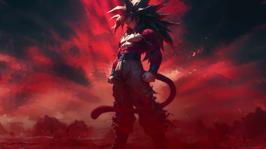 Goku Super Saiyan 4 | Dragon Ball Z - LiveWallpapers4Free.com