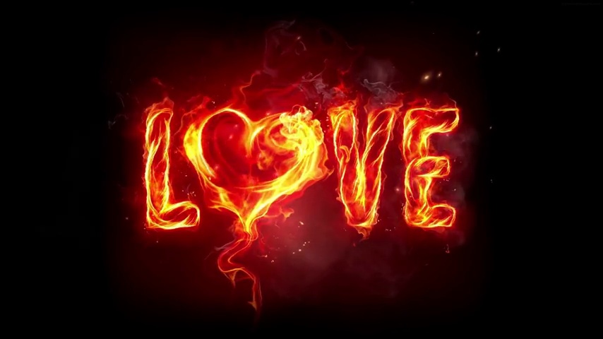 Love In Fire Abstract - Free Live Wallpaper - LiveWallpapers4Free.com