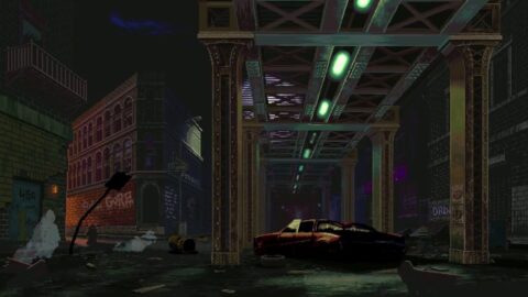 Garou Mark Of The Wolves / Bad City at Night / Pixel