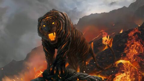 Fantasy Lava Tiger 4K – Free Live Wallpaper