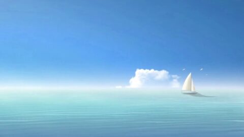 Sail Boat Sea Ocean Horizon Minimalism – Animated Desktop