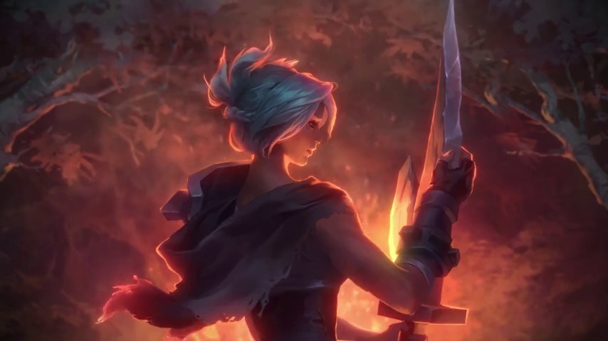 Riven the Exile League Of Legends Champion - LiveWallpapers4Free.com
